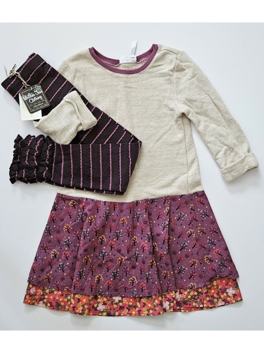 Matilda Jane 6 8 Friends Forever Celia Dress Leggings Set